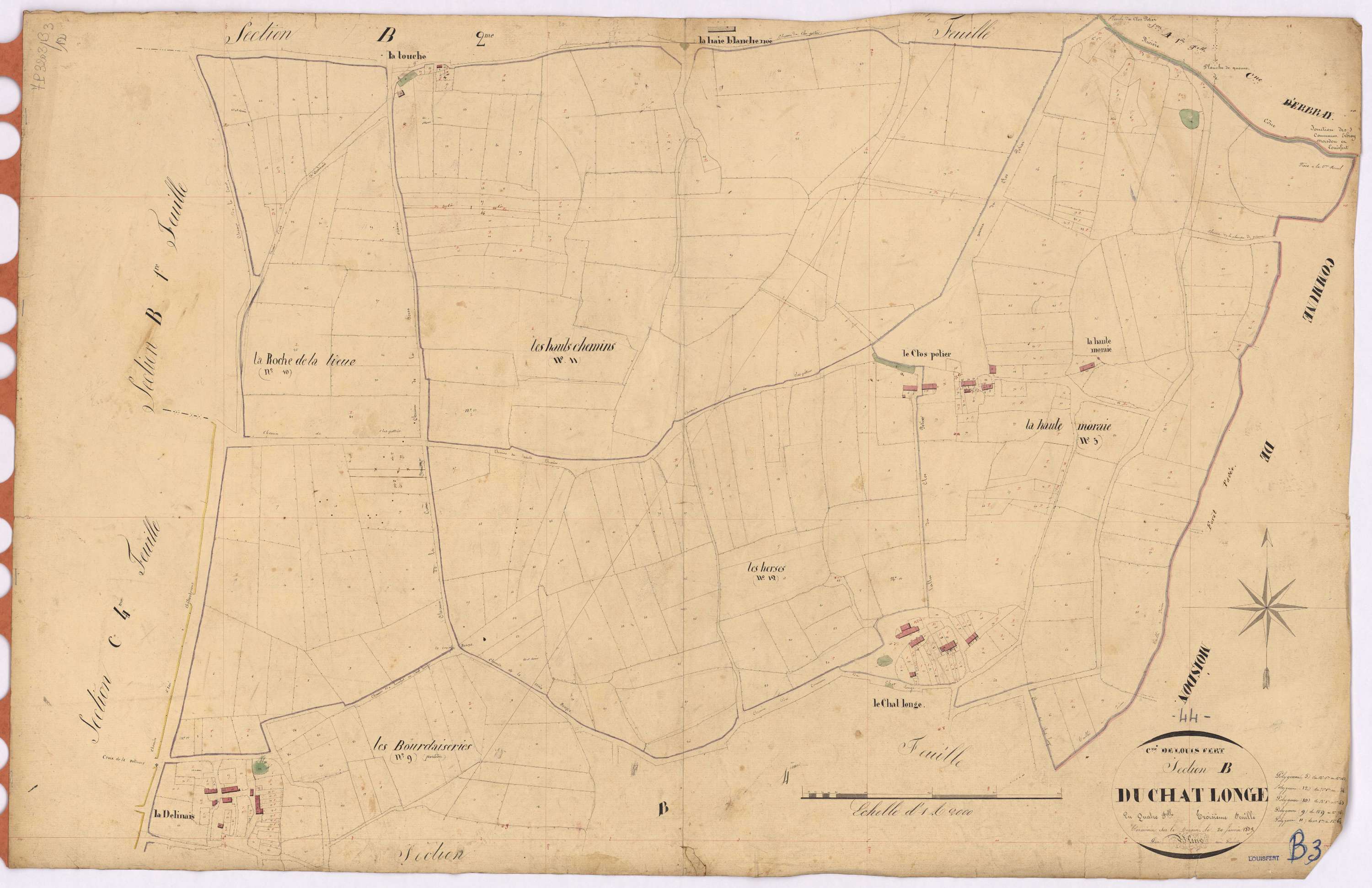 Louisfert - Section B3 Chatlonge (section du)