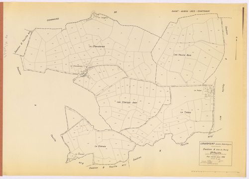 Louisfert - Section A2 Bourg (section du) ; 119-327