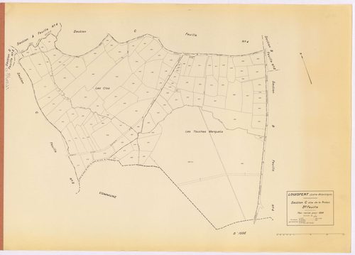 Louisfert - Section C3 Riolais (section de La) ; 458-572