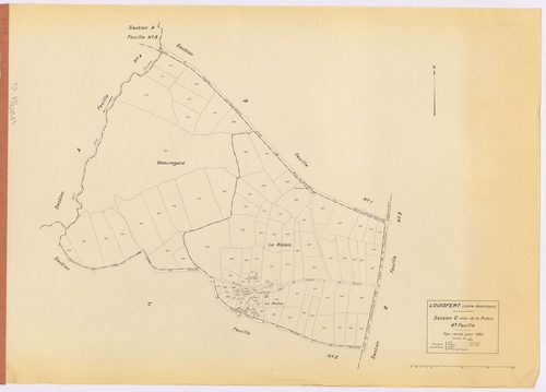 Louisfert - Section C4 Riolais (section de La) ; 573-670