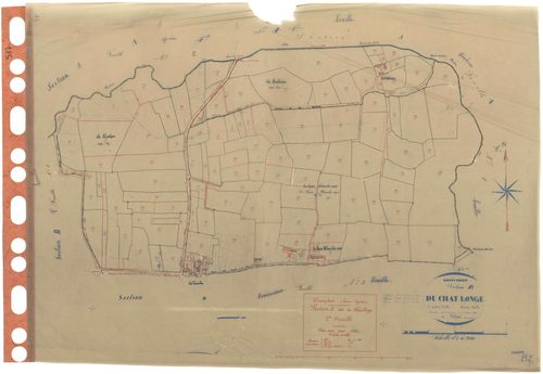 Louisfert - Section B2 Chatlonge (section du) . 95-222