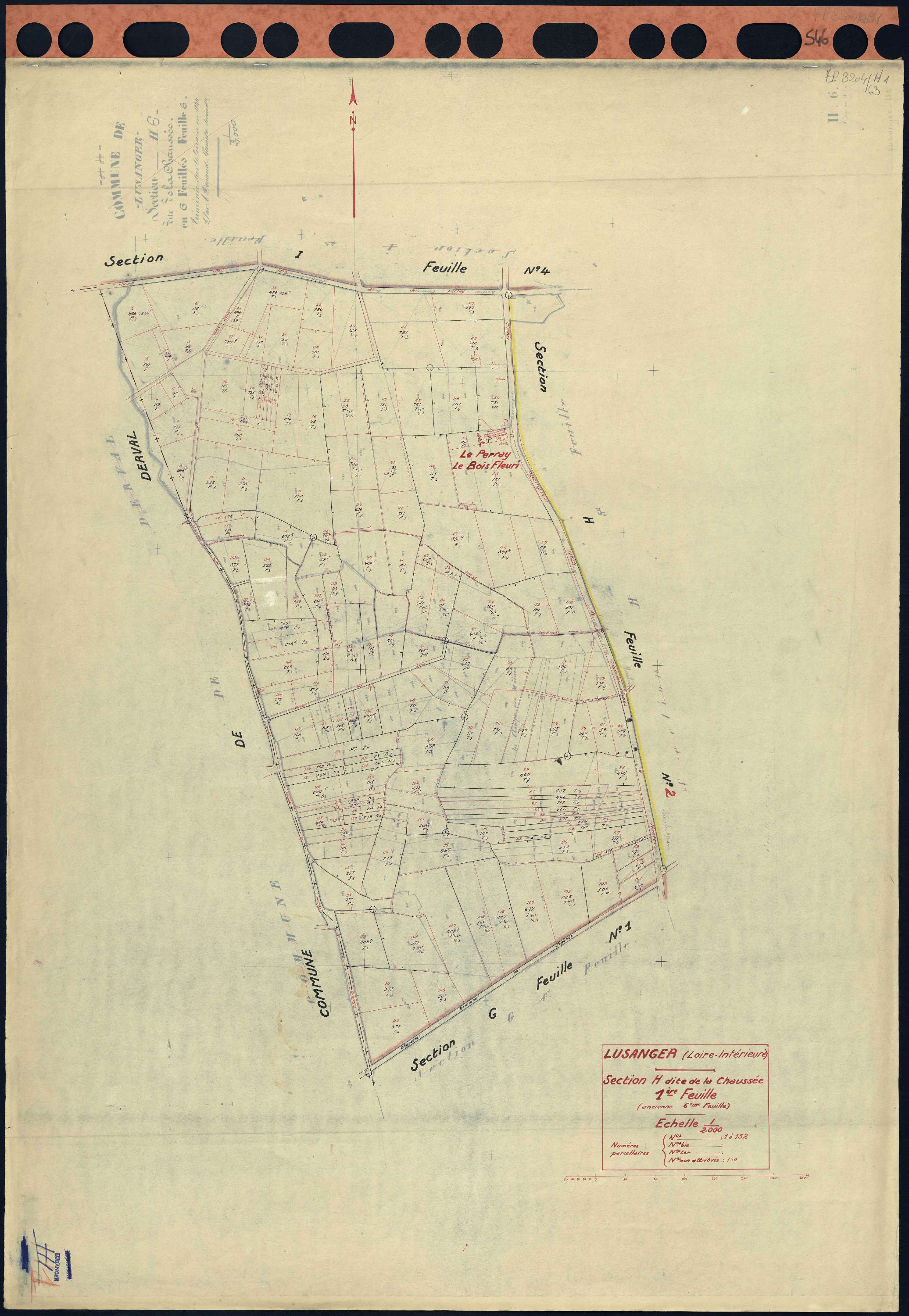 Lusanger - Section H1 Chaussée (section de La) . 1-152