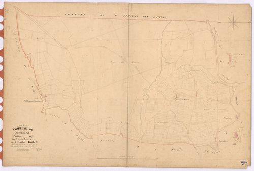 Lusanger - Section D2 Couétoux (section de) ; 232-601