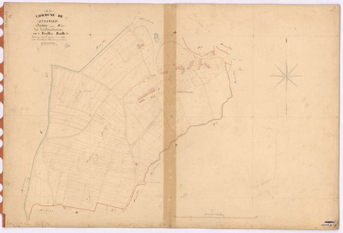 Lusanger - Section D4 Couétoux (section de) ; 804-1030