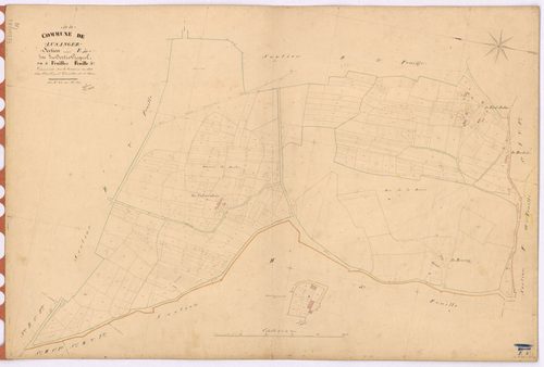 Lusanger - Section E4 Tertre-Gicquel (section du) ; 456-830