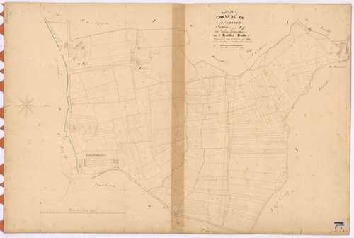 Lusanger - Section F1 Sausais (section de La) ; 1-289