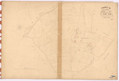 Lusanger - Section G2 Vinouais (section de La) ; 227-487