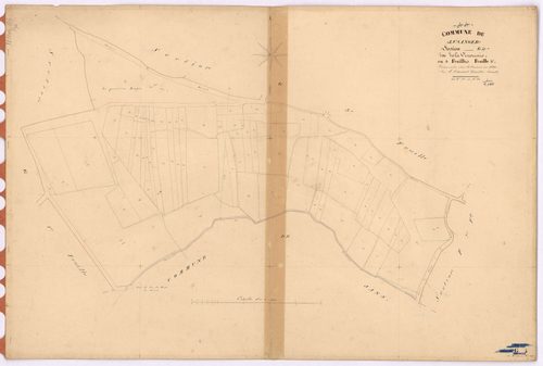 Lusanger - Section G4 Vinouais (section de La) ; 782-860