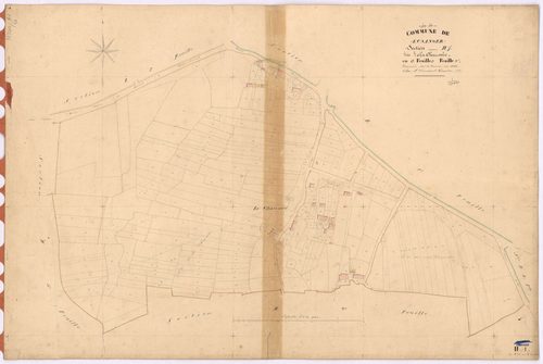 Lusanger - Section H1 Chaussée (section de La) ; 1-303