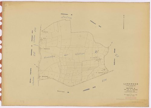 Lusanger - Section B2 Galotière (section de La) ; 126-245