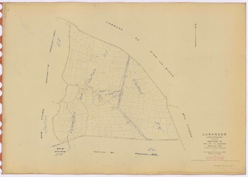 Lusanger - Section B3 Galotière (section de La) ; 246-427
