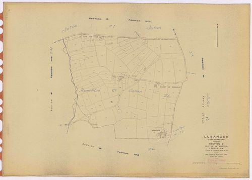 Lusanger - Section B4 Galotière (section de La) ; 428-550