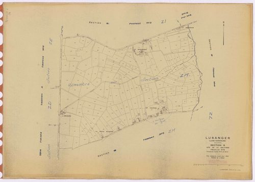 Lusanger - Section B6 Galotière (section de La) ; 691-922