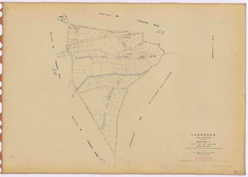 Lusanger - Section F2 Sauzaie (section de La) ; 576-678