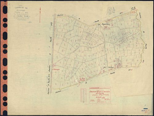 Lusanger - Section B6 Galotière (section de La) . 691-922