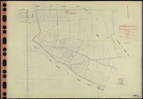Lusanger - Section E2 Bourg et Tertre Gicquel (section du) . 181-358