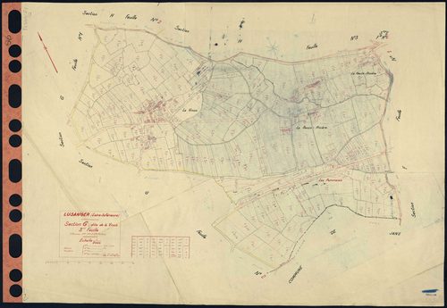 Lusanger - Section G3 Vinois (section de La) . 223-509