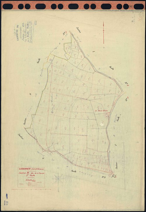 Lusanger - Section H3 Chaussée (section de La) . 669-763