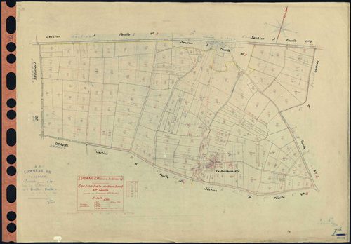 Lusanger - Section I4 Vieux Bourg (section du) . 789-1014