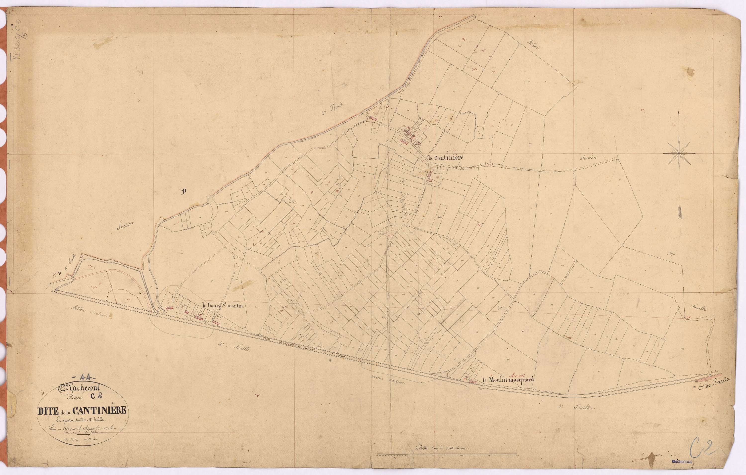 Machecoul - Section C2 Cantinière (section de La) ; 117-466