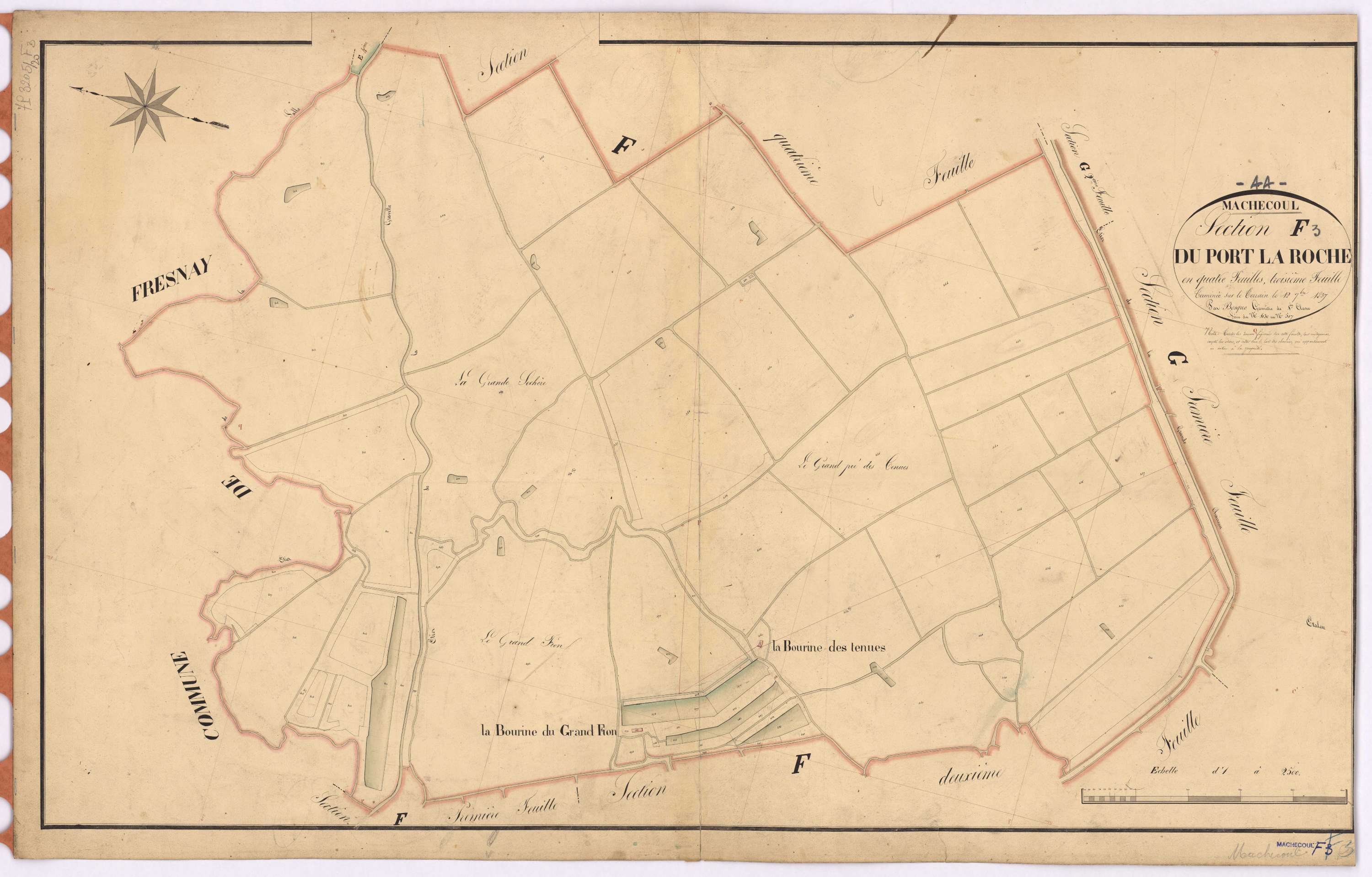 Machecoul - Section F3 Port-La-Roche (section du) ; 430-517