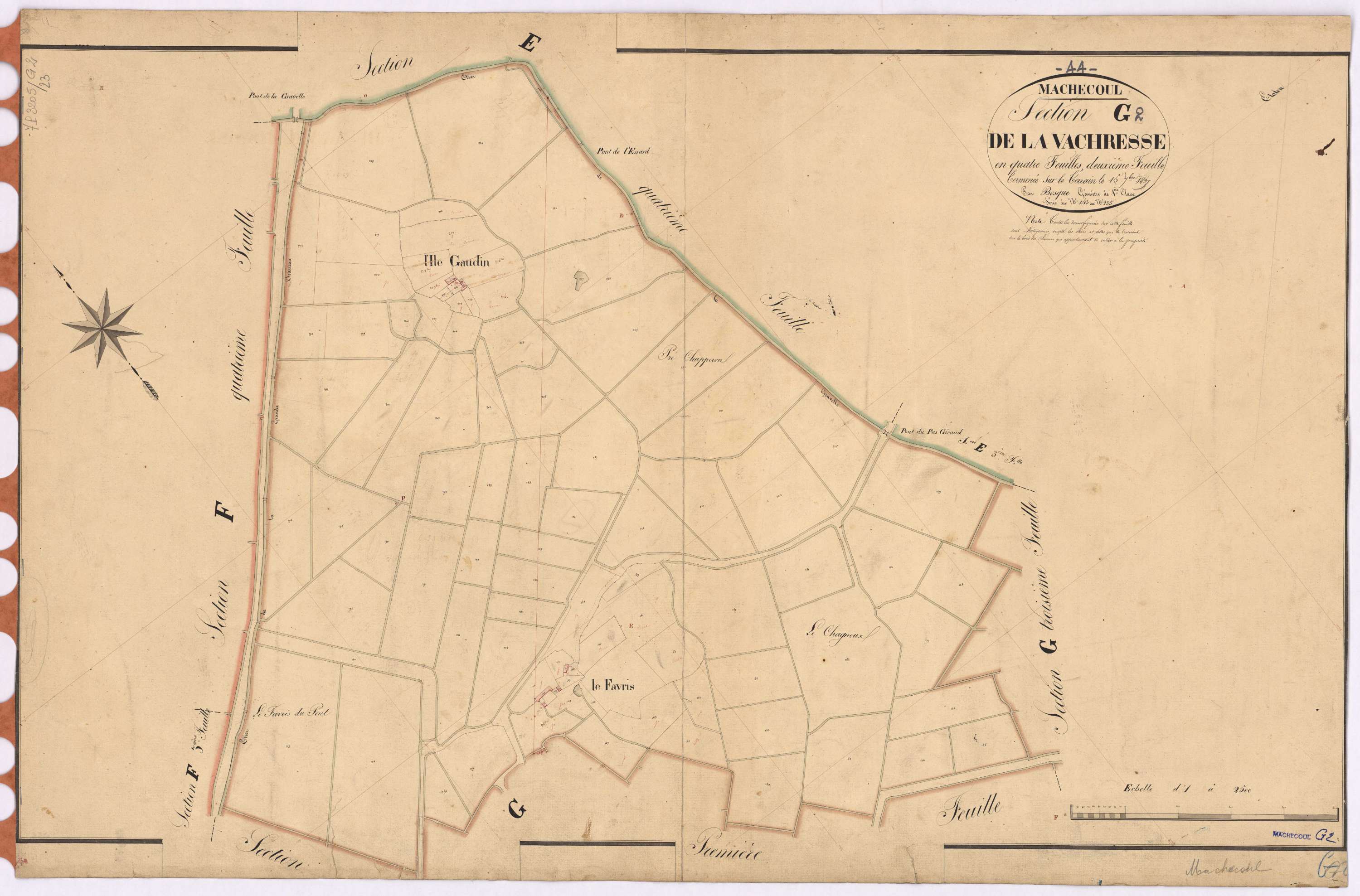 Machecoul - Section G2 Vacheresse (section de La) ; 143-235