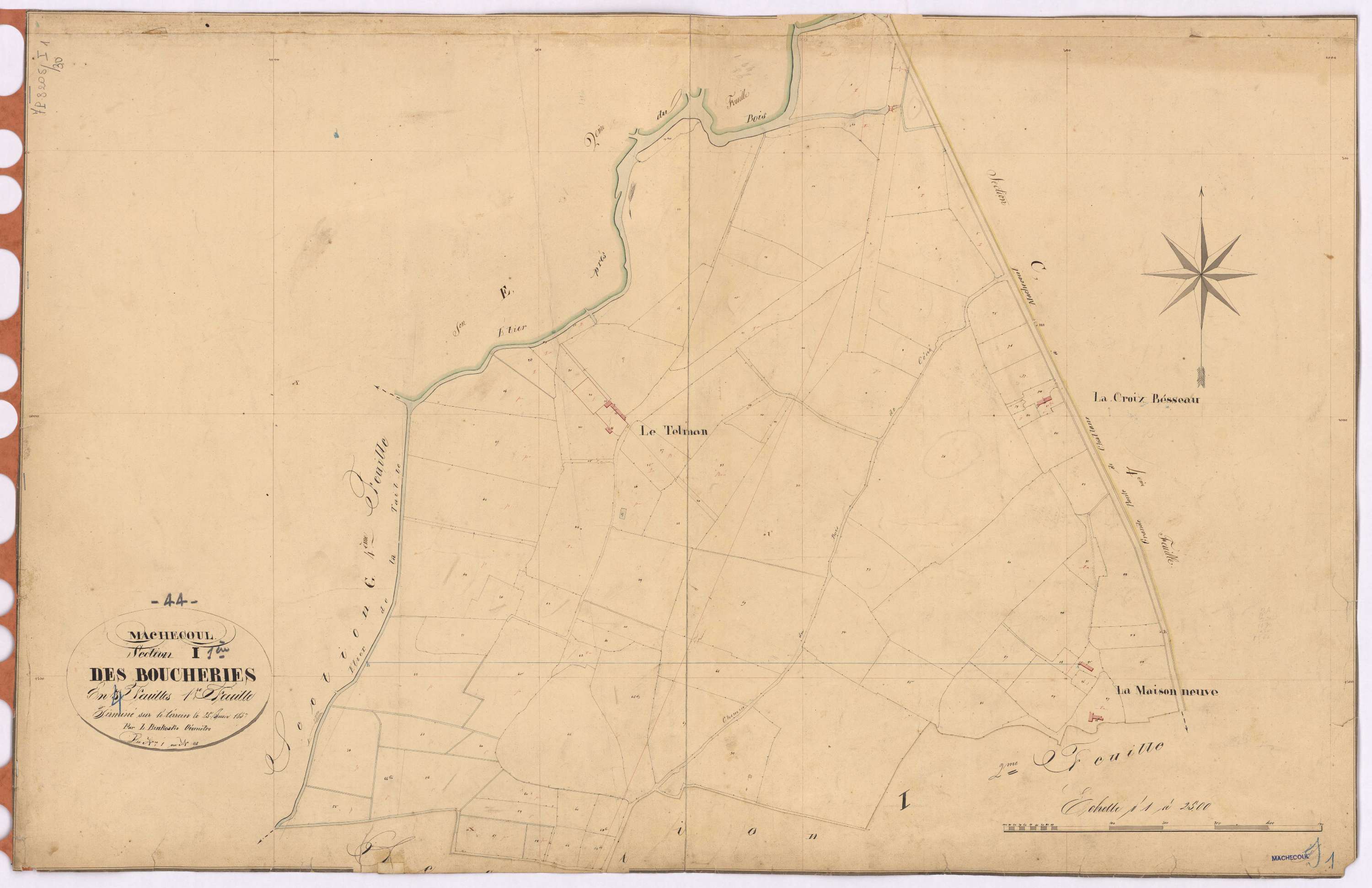 Machecoul - Section I1 Boucheries (section des) ; 1-98