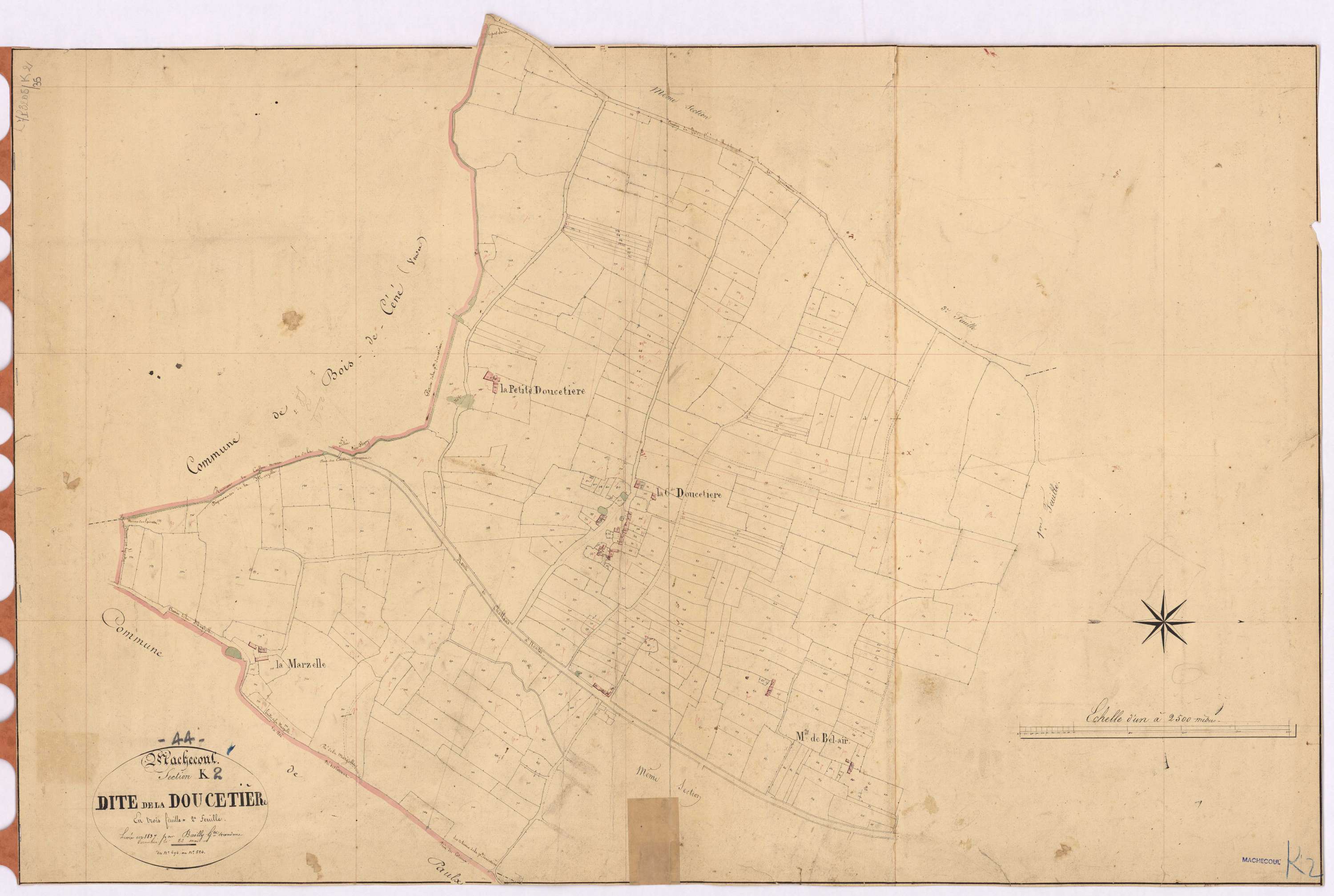 Machecoul - Section K2 Doucetière (section de La) ; 494-824