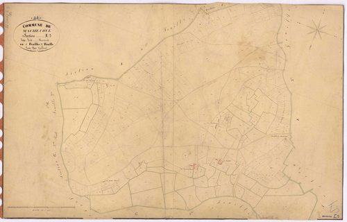 Machecoul - Section E3 Rivières (section des) ; 822-1120