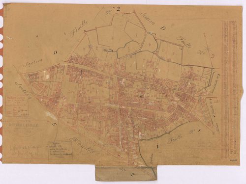 Machecoul - Section D1 Ville (section de La) ; 1-558