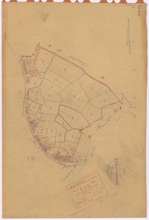 Machecoul - Section D2 Ville (section de La) ; 559-780