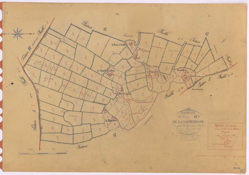 Machecoul - Section G3 Vacheresse (section de La) ; 219-350