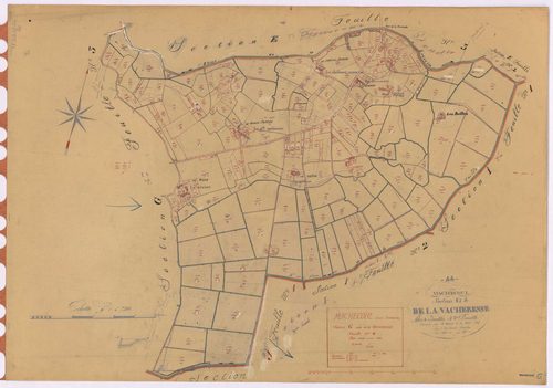 Machecoul - Section G4 Vacheresse (section de La) ; 351-586