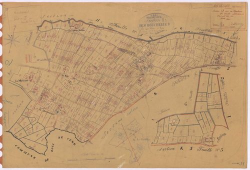 Machecoul - Section J1 Boucheries (section des) ; 1-166