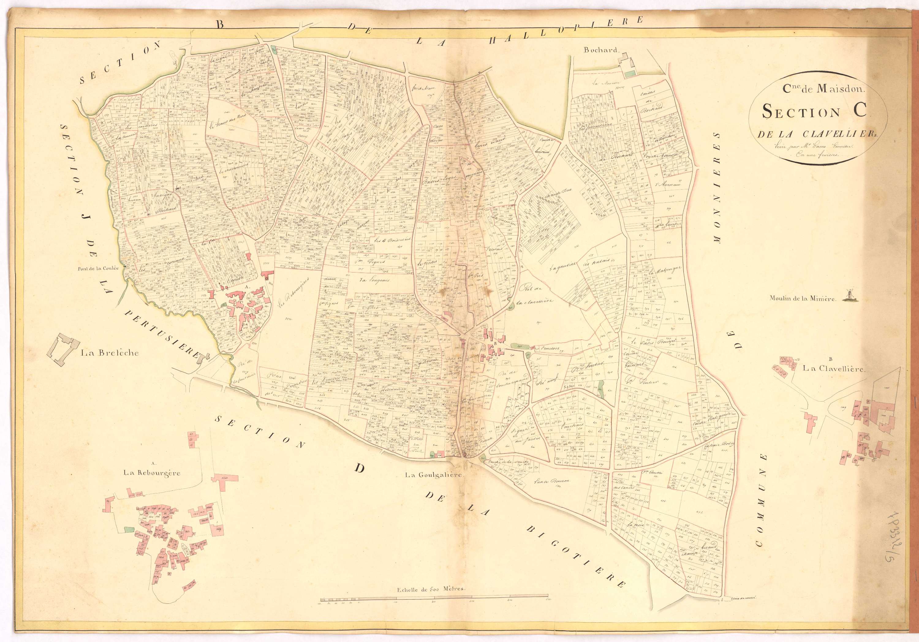 Maisdon-sur-Sèvre - Section C Clavellière (section de La)