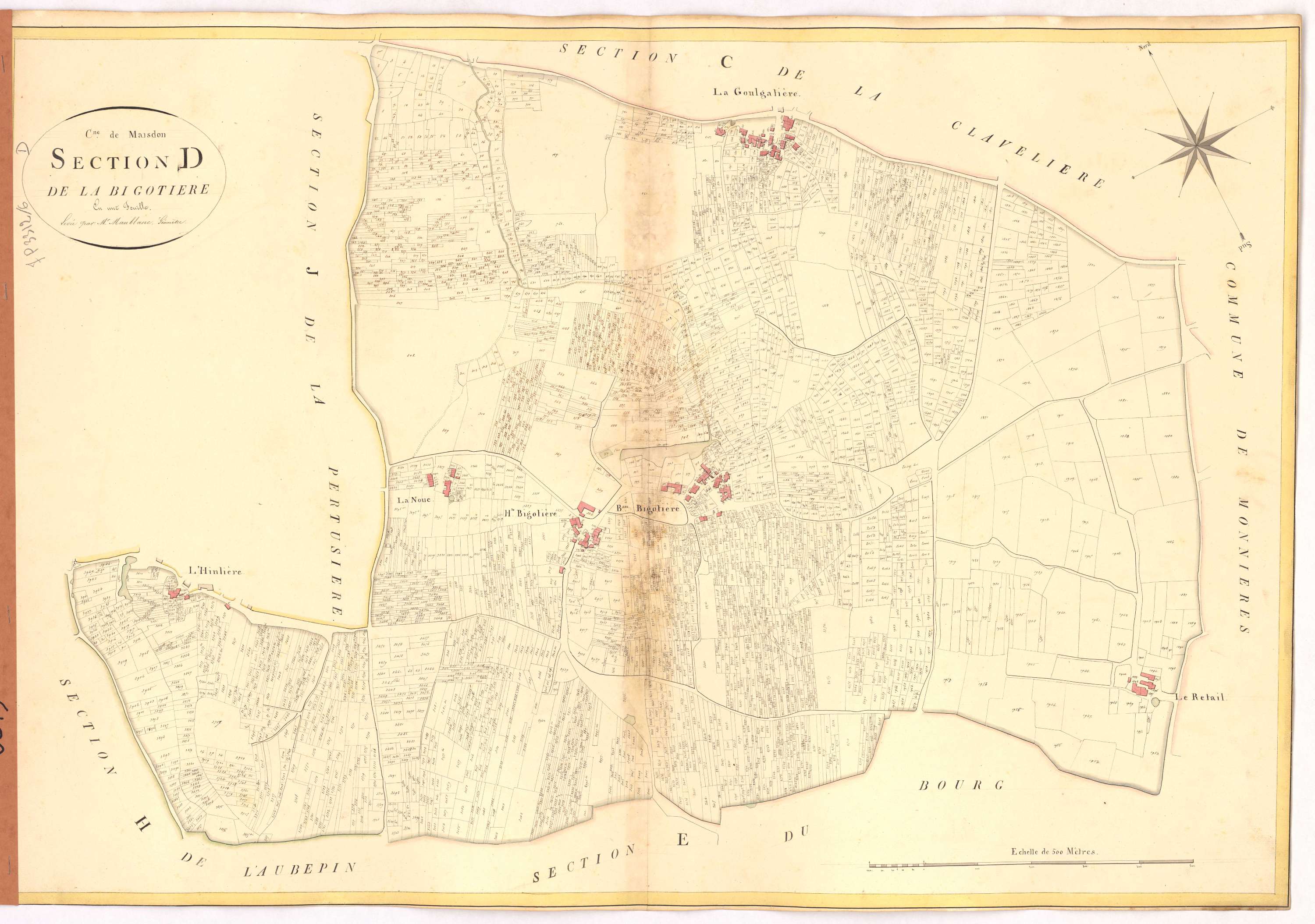 Maisdon-sur-Sèvre - Section D Bigotière (section de La)