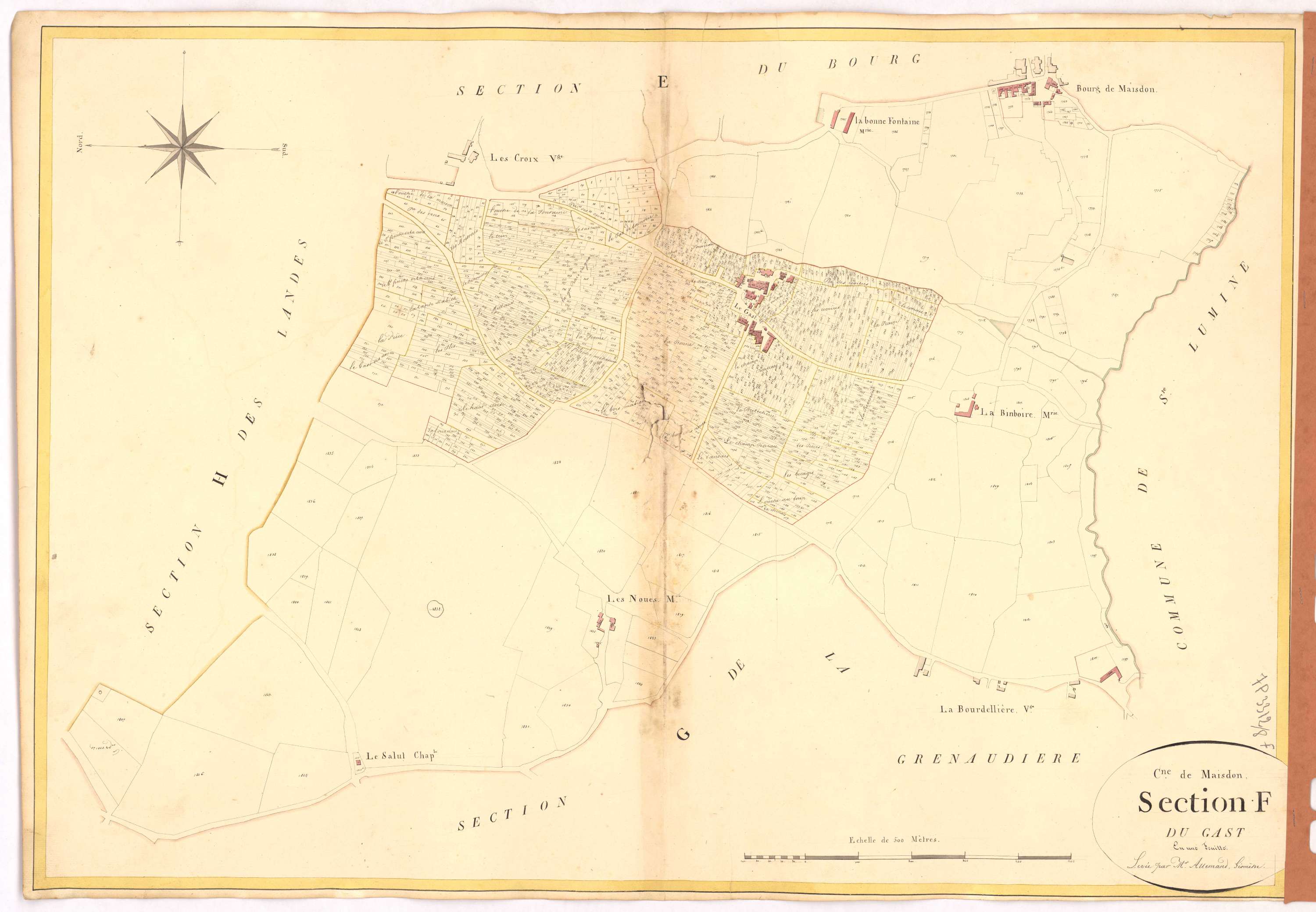 Maisdon-sur-Sèvre - Section F Gast (section du)
