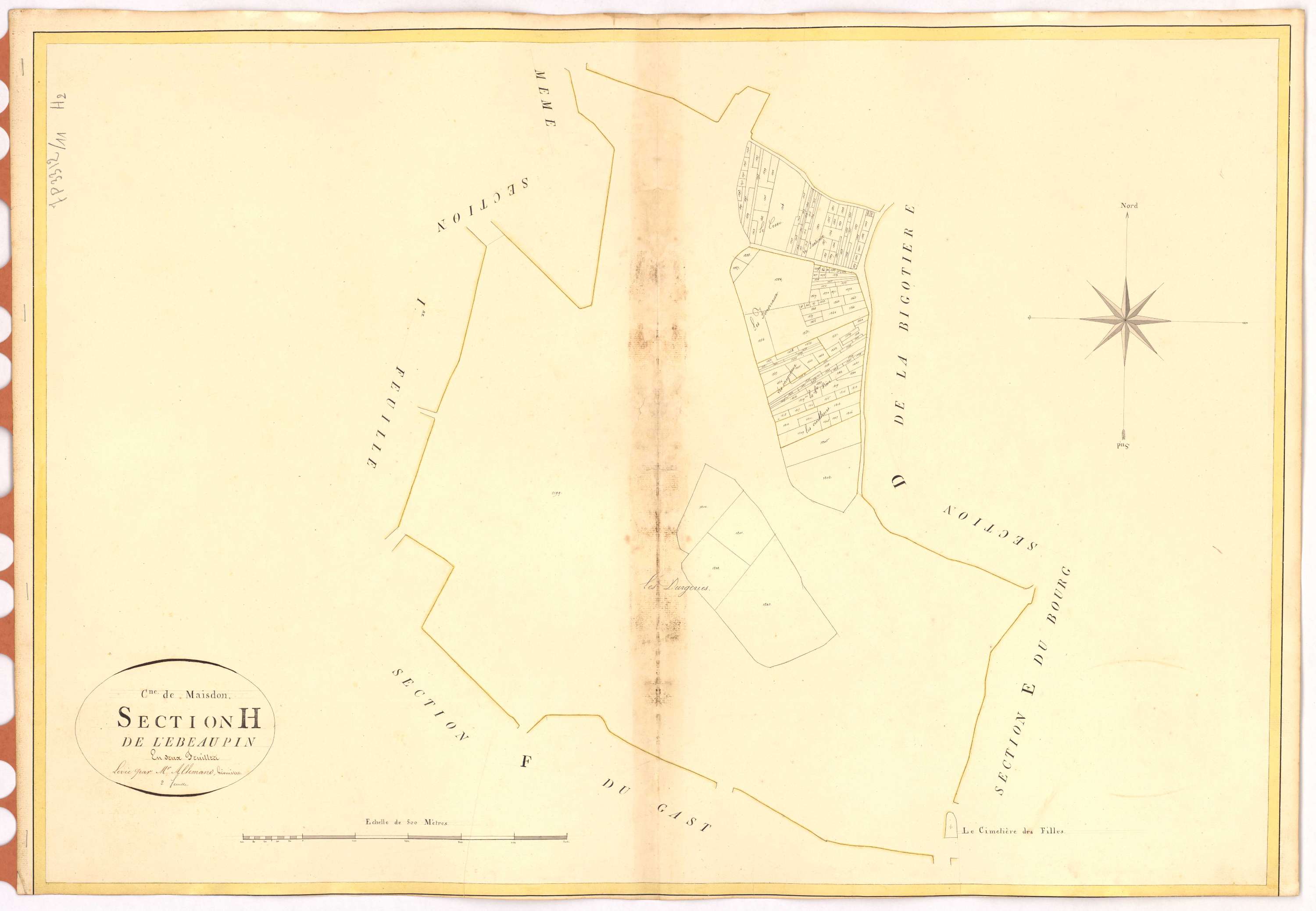 Maisdon-sur-Sèvre - Section H2 Ebeaupin (section de l')