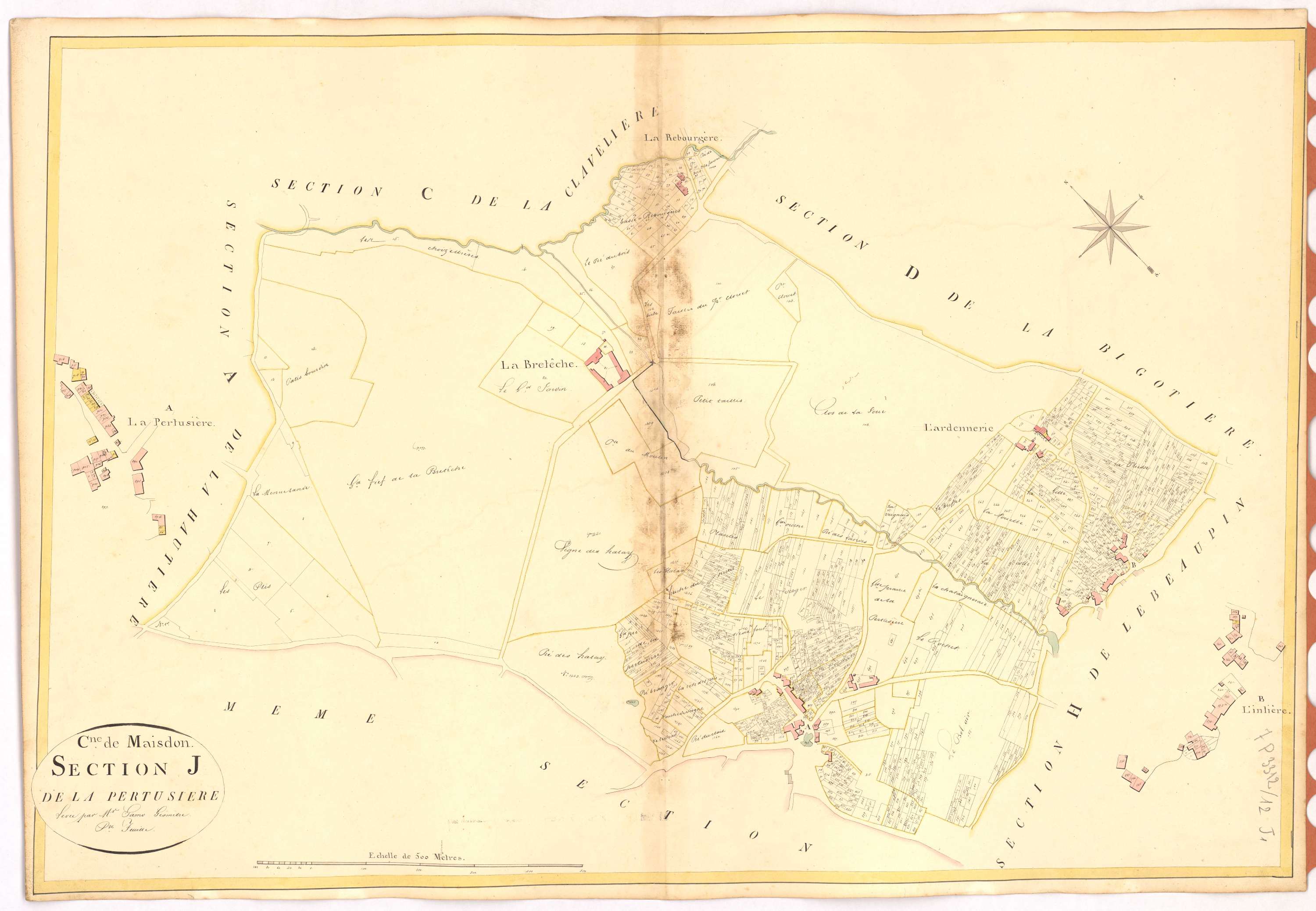 Maisdon-sur-Sèvre - Section J1 Pertusière (section de La)