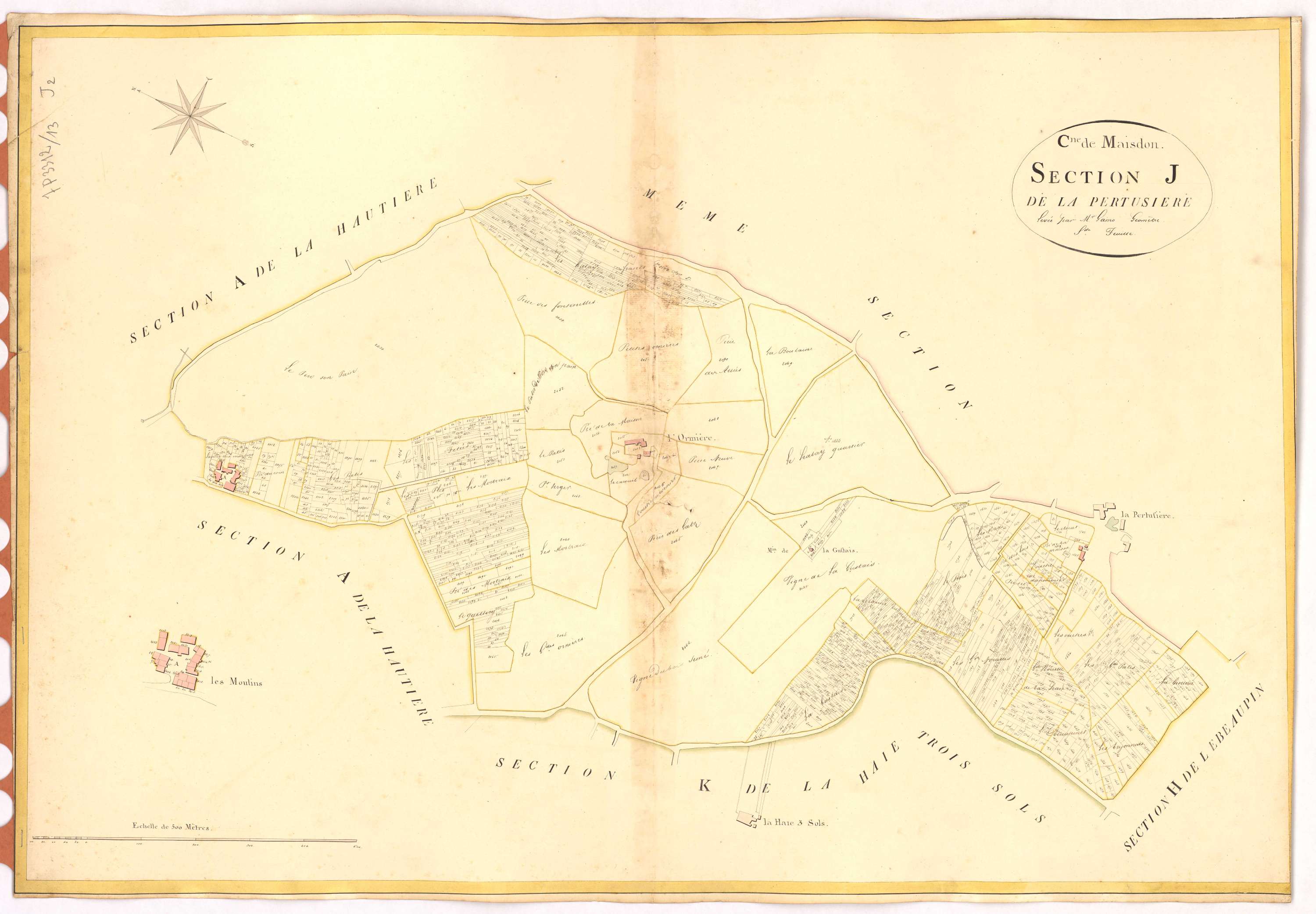 Maisdon-sur-Sèvre - Section J2 Pertusière (section de La)