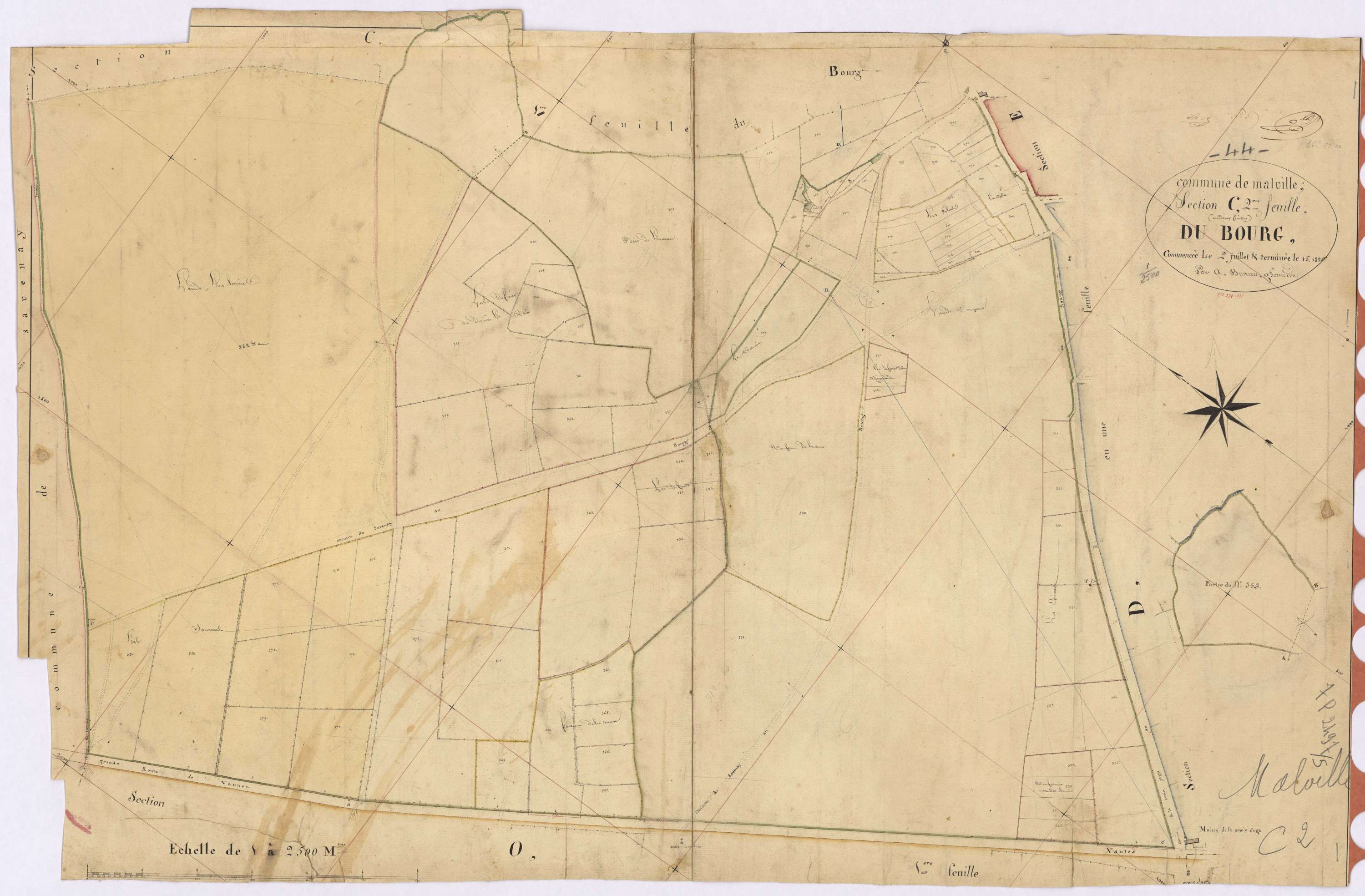 Malville - Section C2 Bourg (section du)