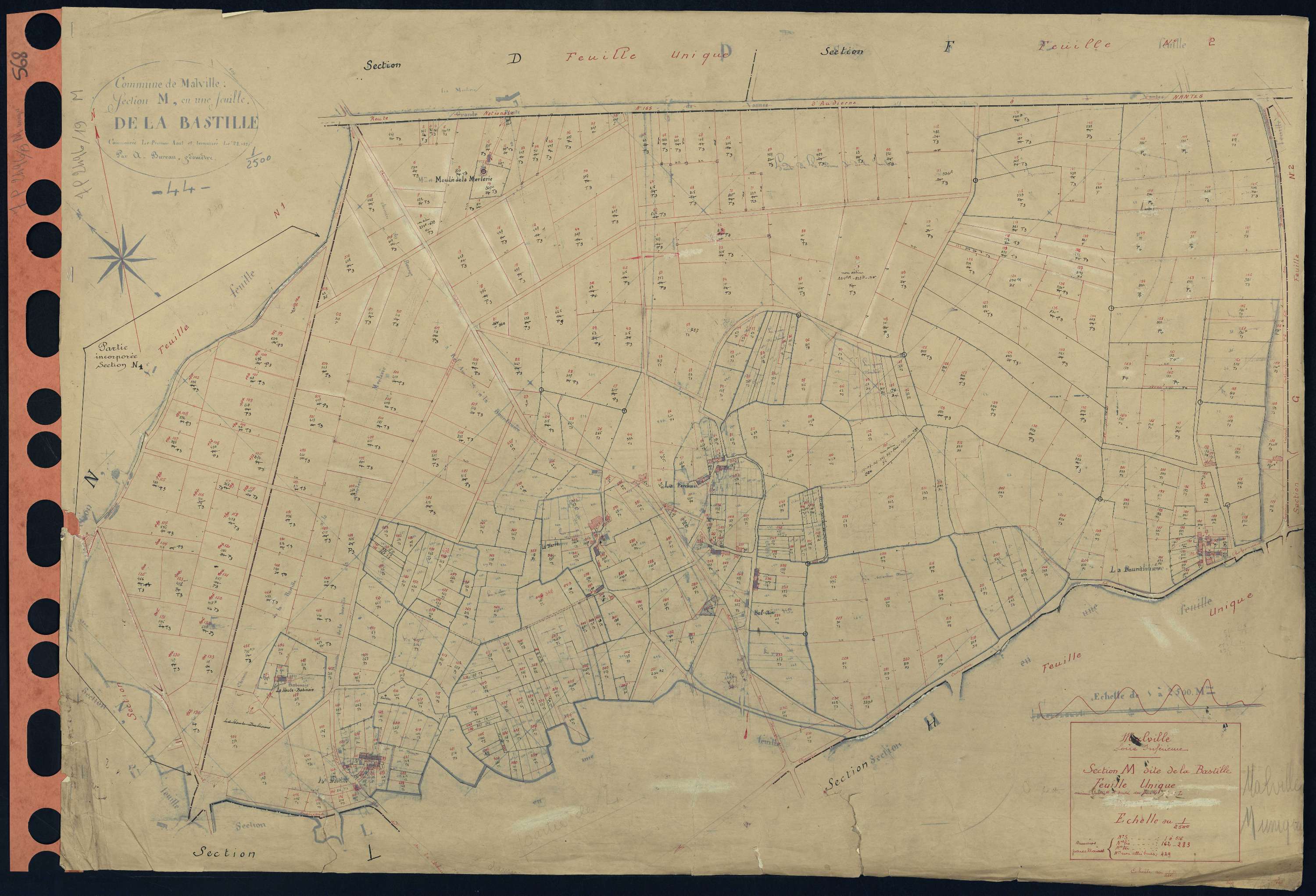 Malville - Section M Bastille (section de La) . 1-516