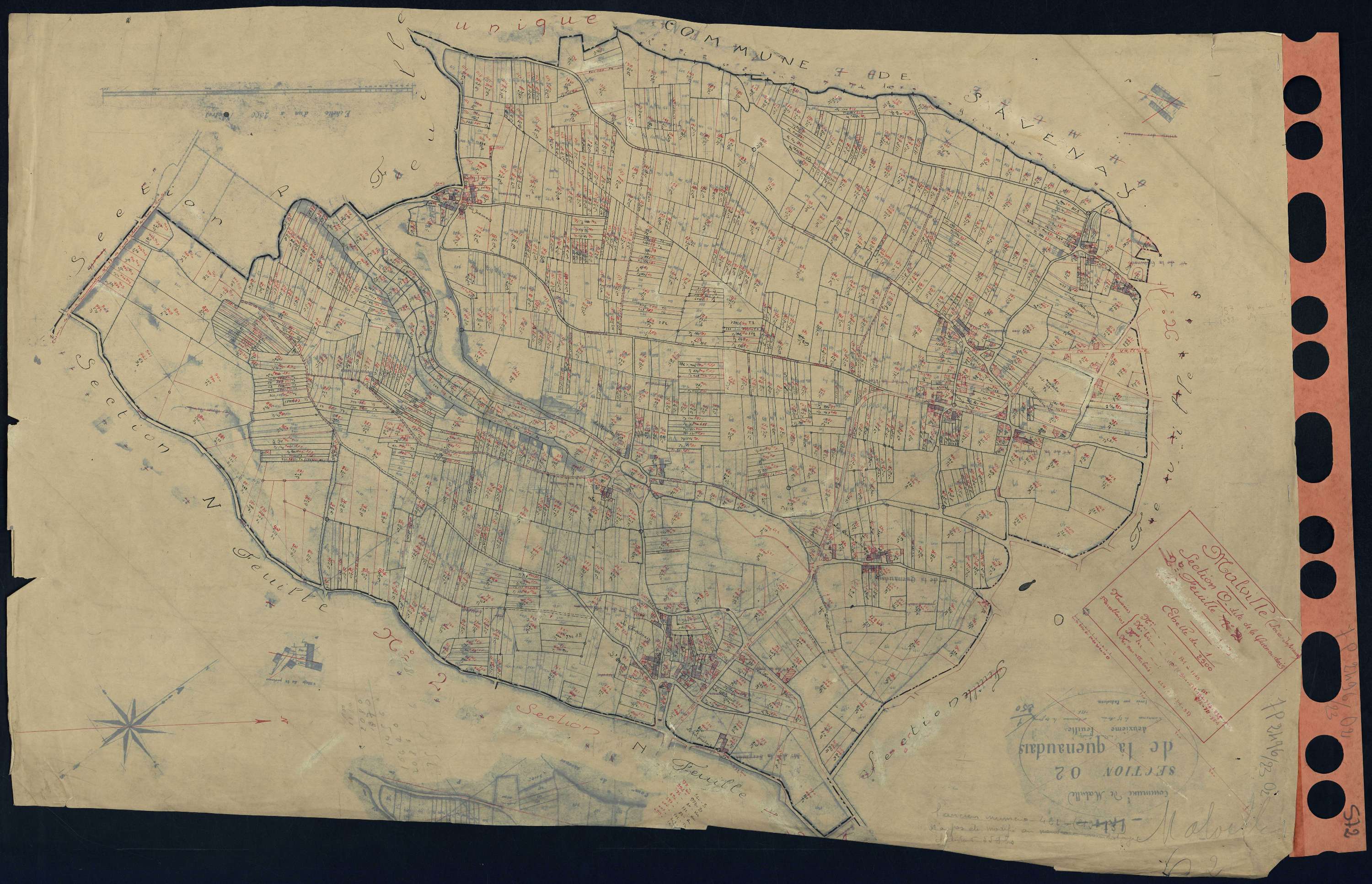 Malville - Section O2 Quenaudais (section de La) . 131-1145