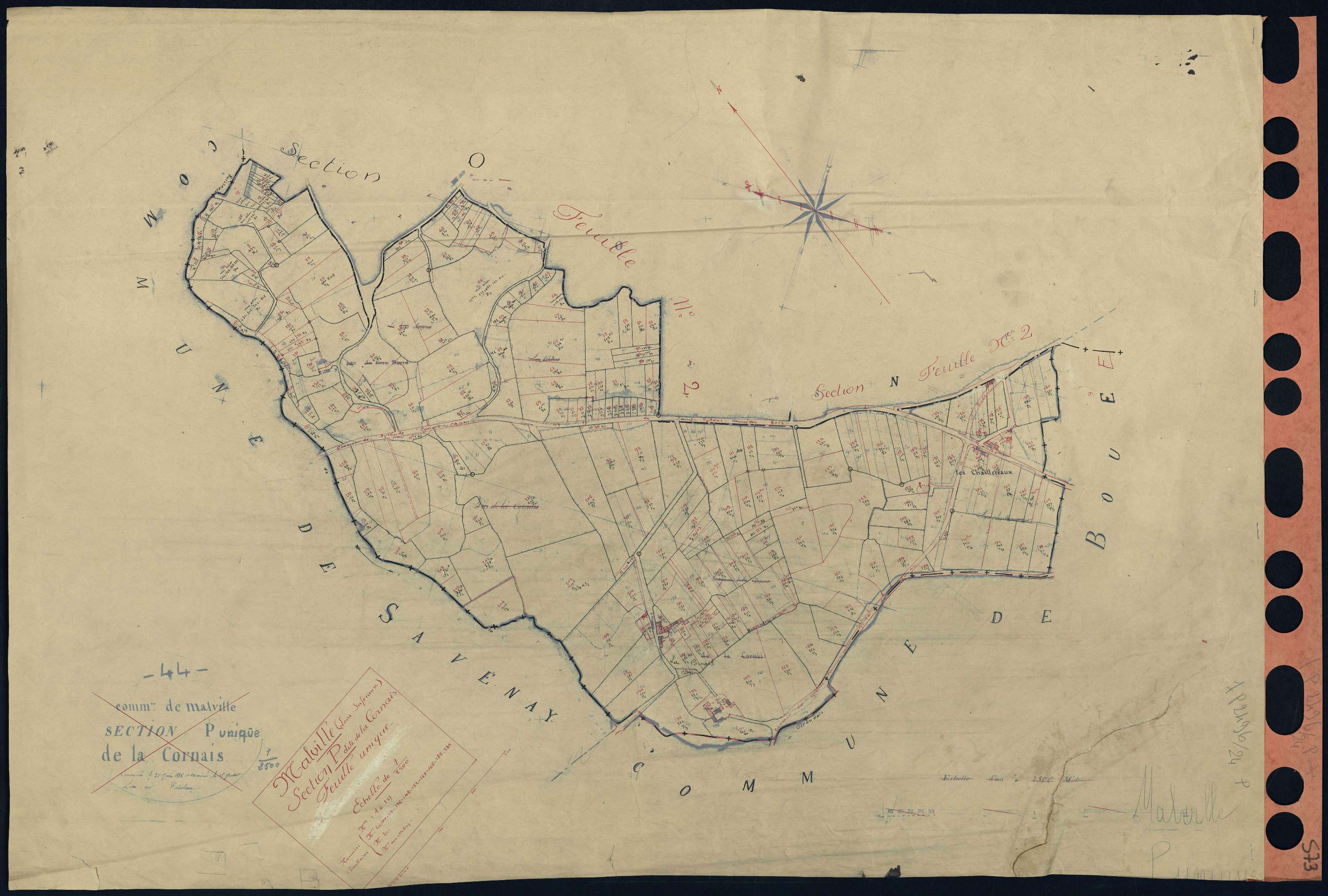 Malville - Section P Cornais (section de La) . 1-237