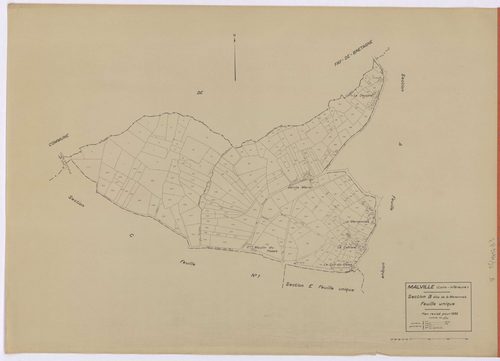 Malville - Section B Mersonnais (section de la) ; 1-271