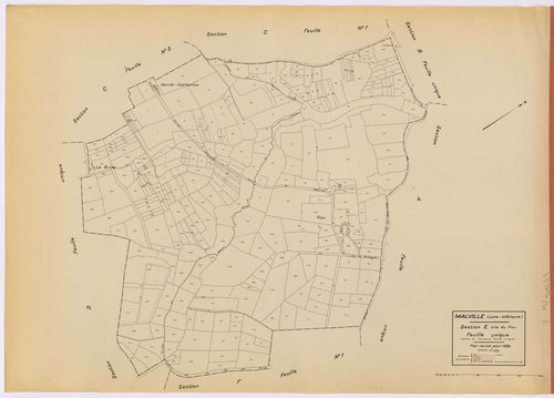 Malville - Section E Piou (section du) ; 1-325