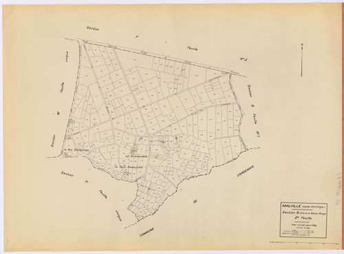 Malville - Section G2 Maison Rouge (section de La) ; 187-453