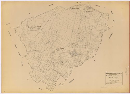 Malville - Section H Chohonnais (section du) ; 1-743