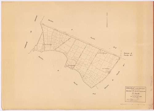 Malville - Section O1 Quenaudais (section de La) ; 1-130