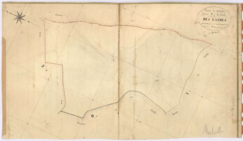 Malville - Section F1 Landes (section des)